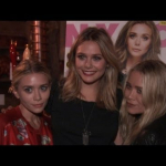 Olsen Brothers Mary-Kate and Ashley Surprise Sister Elizabeth Olsen at Nylon Party